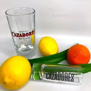 Two (2) Cazadores Tequila Glasses